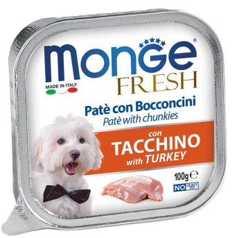 Monge Dog Fresh паштет (индейка), 100г