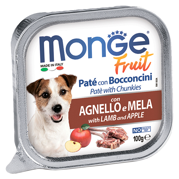 Monge Dog Fruit паштет (ягненок и яблоко), 100г