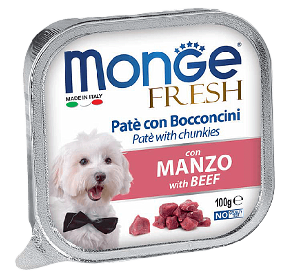 Monge Dog Fresh паштет (говядина), 100г
