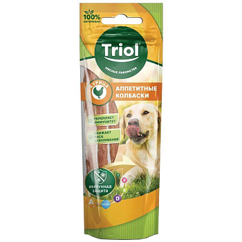 Triol Колбаски из курицы, 40г