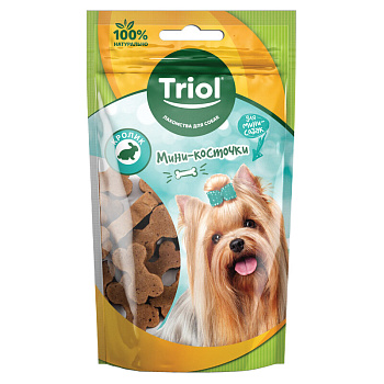 Triol Мини-косточки из кролика для мини-собак, 50г