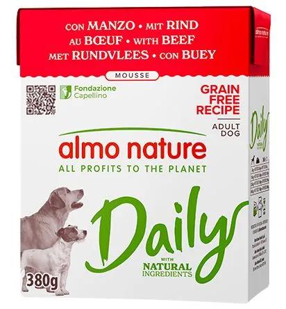 Almo Nature DAILY для собак с говядиной, 380г