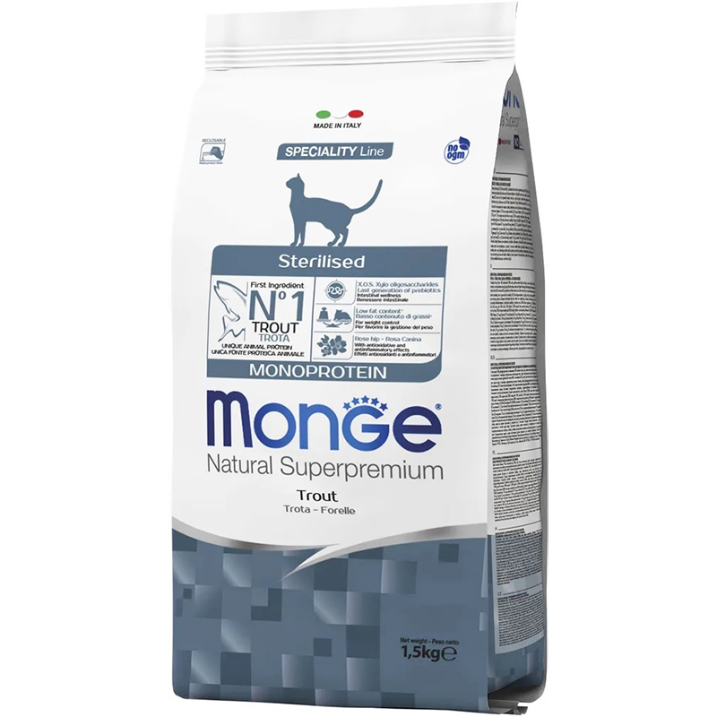 Monge Cat Monoprotein Sterilized (форель)