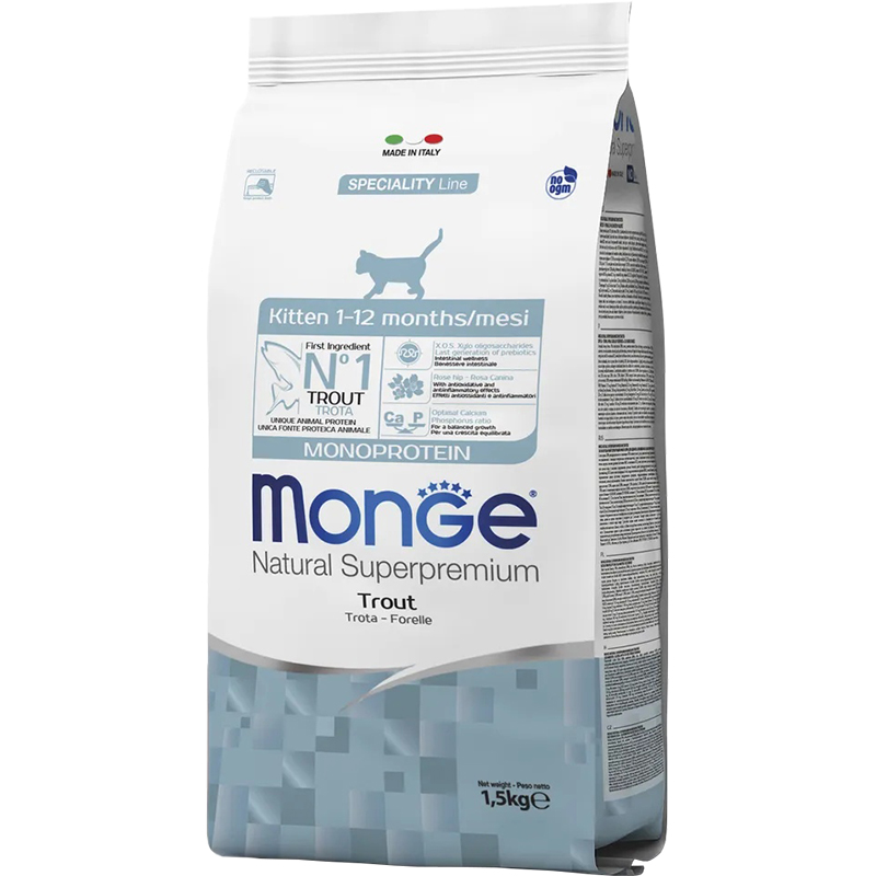 Monge Cat Monoprotein Kitten для котят (форель)