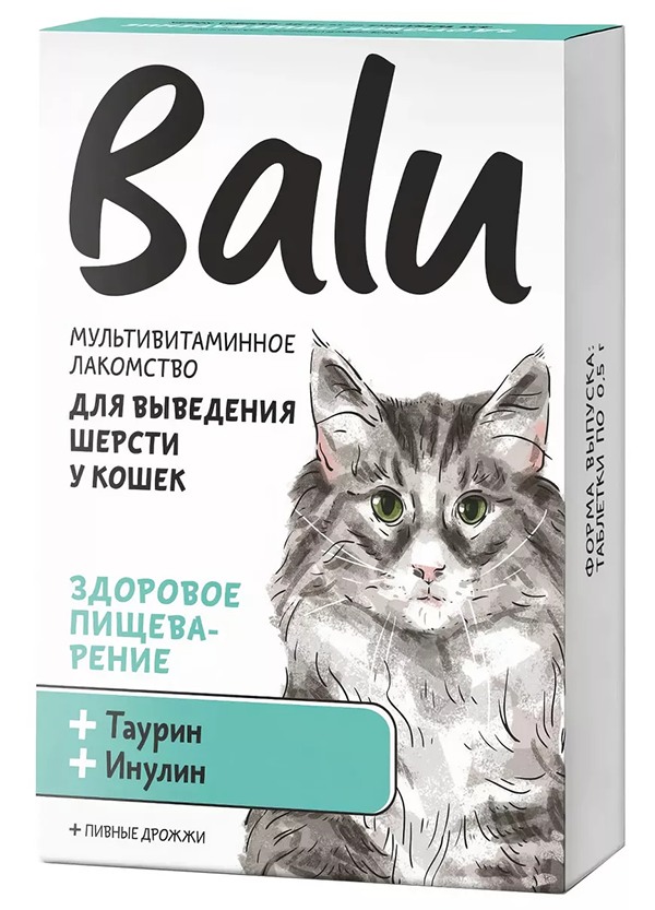 BALU для кошек Здоровое пищеварение