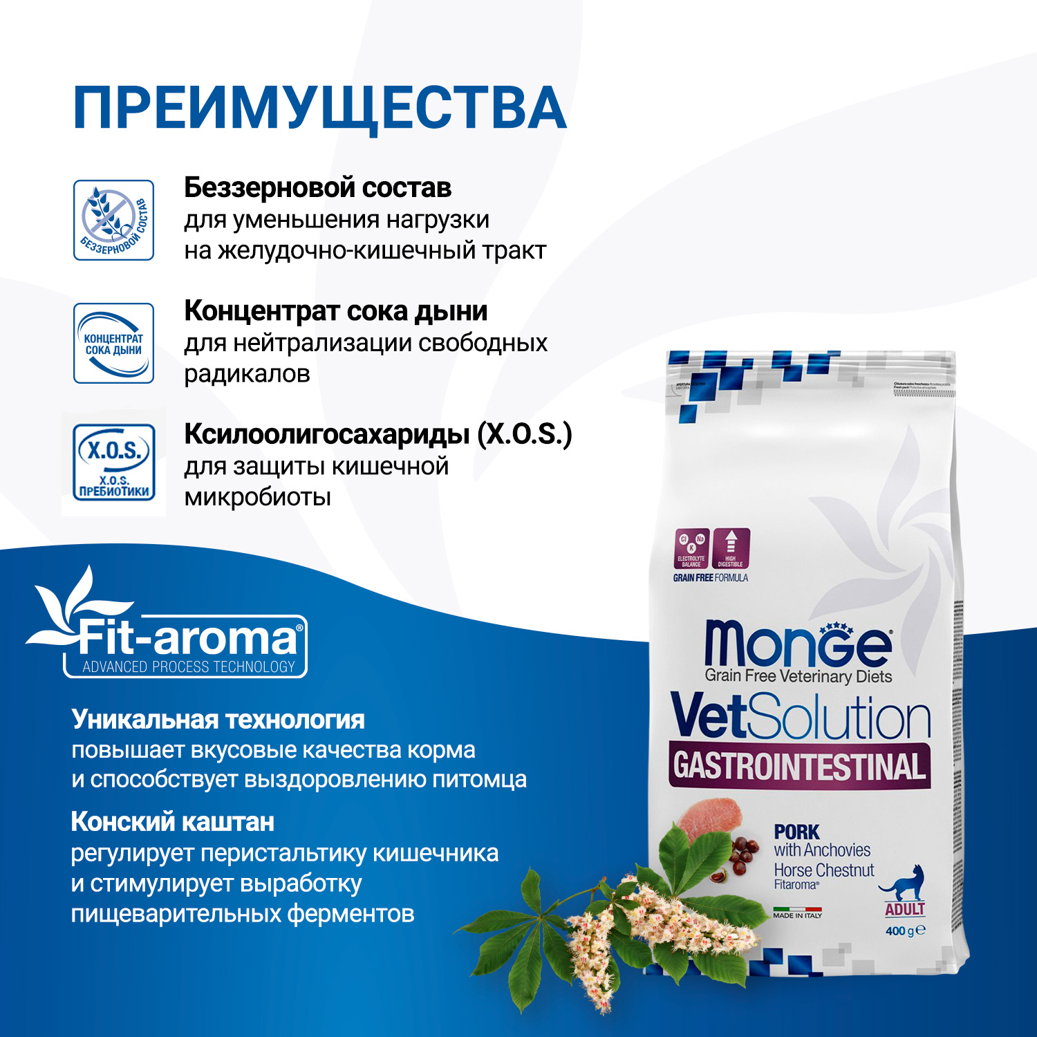 Monge VetSolution Gastrointestinal Cat