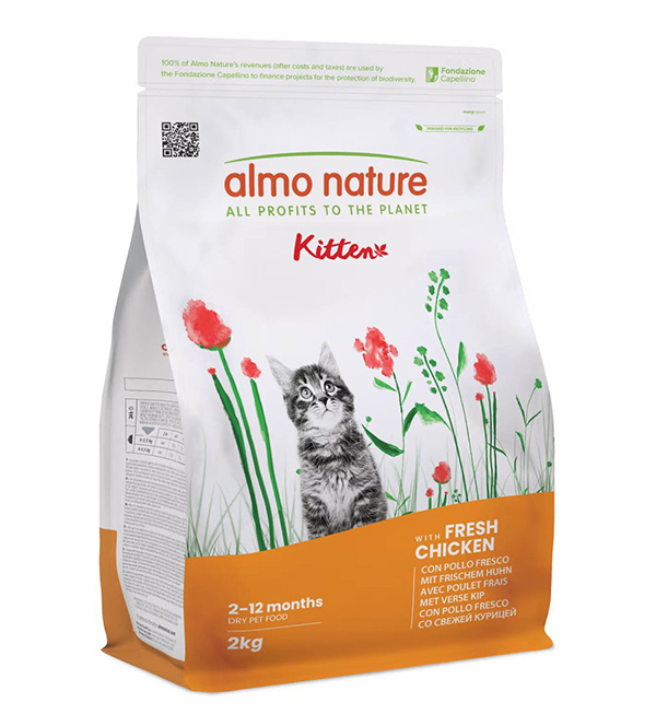 Almo Nature Holistic для котят с Курицей