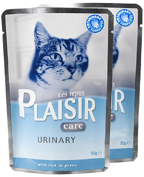 Plaisir Care Urinary Support Кусочки в соусе (рыба), 85г