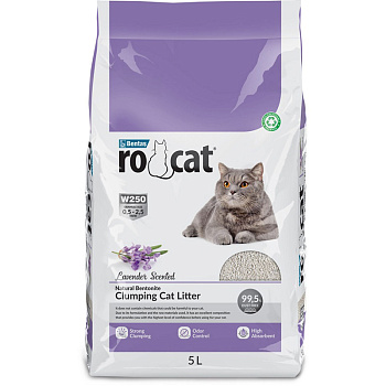 RO-CAT Наполнитель бентонитовый Lavander, 5л
