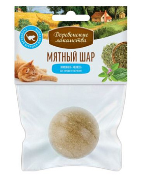 Кошачья мята "Мятный шар" Лимонник+мелисса, 22г