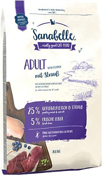 Bosch Sanabelle Adult Ostrich (страус), 400г
