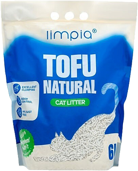 Наполнитель Limpia Tofu Без аромата, 6л