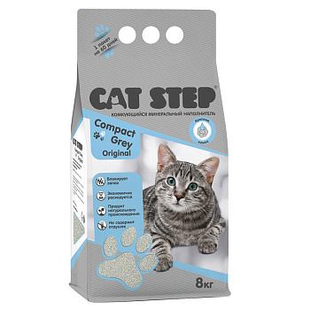 Cat Step Compact Grey Original, 4кг