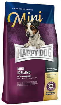 Happy Dog Mini Irland (кролик, лосось), 1кг (развес)
