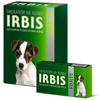 Irbis Forte Биокапли для щенков и мелких собак, 1флакон