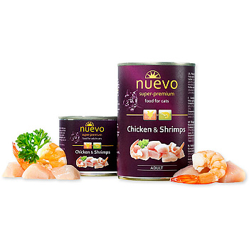 Nuevo Chicken & Shrimps, 200г