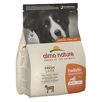 Almo Nature Holistic для собак всех пород с Ягненком, 1кг (развес)