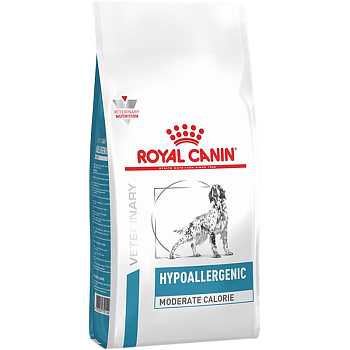 Royal Canin Hypoallergenic Moderate Calorie Dog, 1.5кг