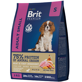 Brit Premium Dog Adult Small 1кг