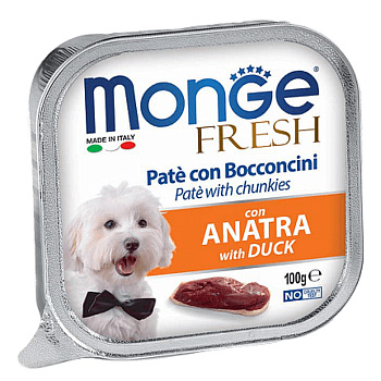 Monge Dog Fresh Duck Pate (утка), 100г