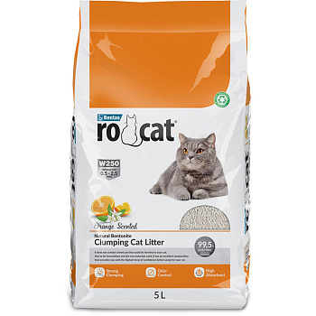 RO-CAT Наполнитель бентонитовый Orange, 5л