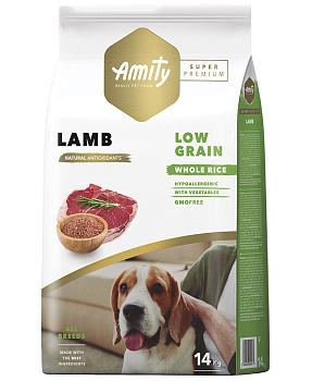 Amity Super Premium Adult (ягненок), 1кг (развес)