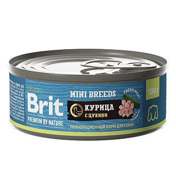 Brit Premium by Nature Dog (курица и цукини), 100г