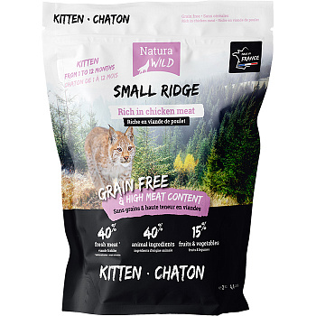 Natura Wild Small Ridge Kitten (курица), 2кг
